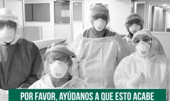 ‘Vivimos una guerra dolorosa y cruel contra Covid-19’: médicos y enfermeras